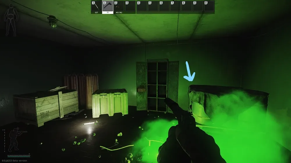 Spawn location for the magazines