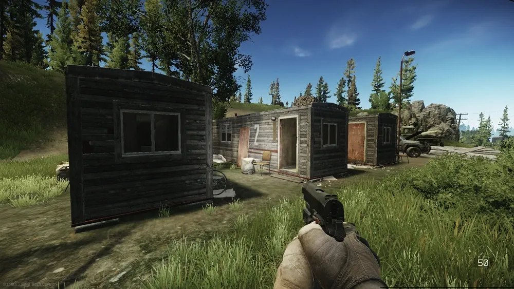 Cabin #2 at the lumber yard