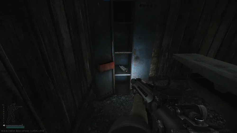 Spawn #1 in the blue locker on the first floor